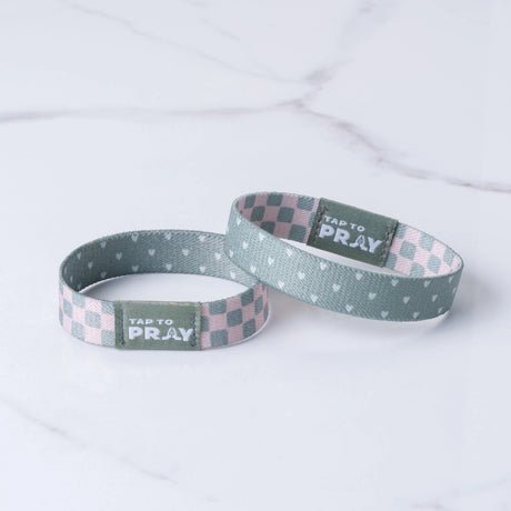 Cottage & Tile Tap to Pray Wristband