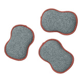 Re:Usable Burgundy Floral Reusable Sponge (Set of 3)