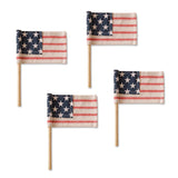 Mini Fabric American Flag Pick