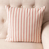 Red & Blue Paisley Floral Pillow
