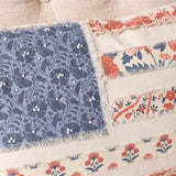 Patchwork American Flag Lumbar Pillow