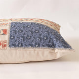 Patchwork American Flag Lumbar Pillow