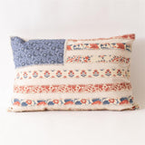Patchwork American Flag Lumbar Pillow