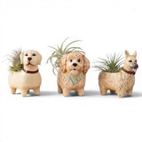 Ceramic Dog Bud Vase Planter