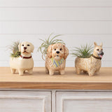 Ceramic Dog Bud Vase Planter