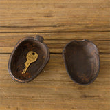 Cast Iron Acorn Trinket Box