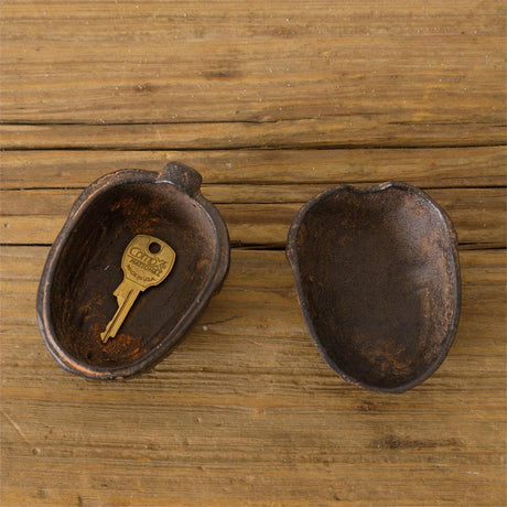 Cast Iron Acorn Trinket Box