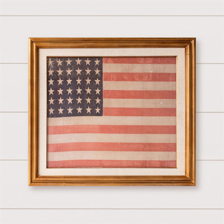 Framed 1865 American Flag Wall Art