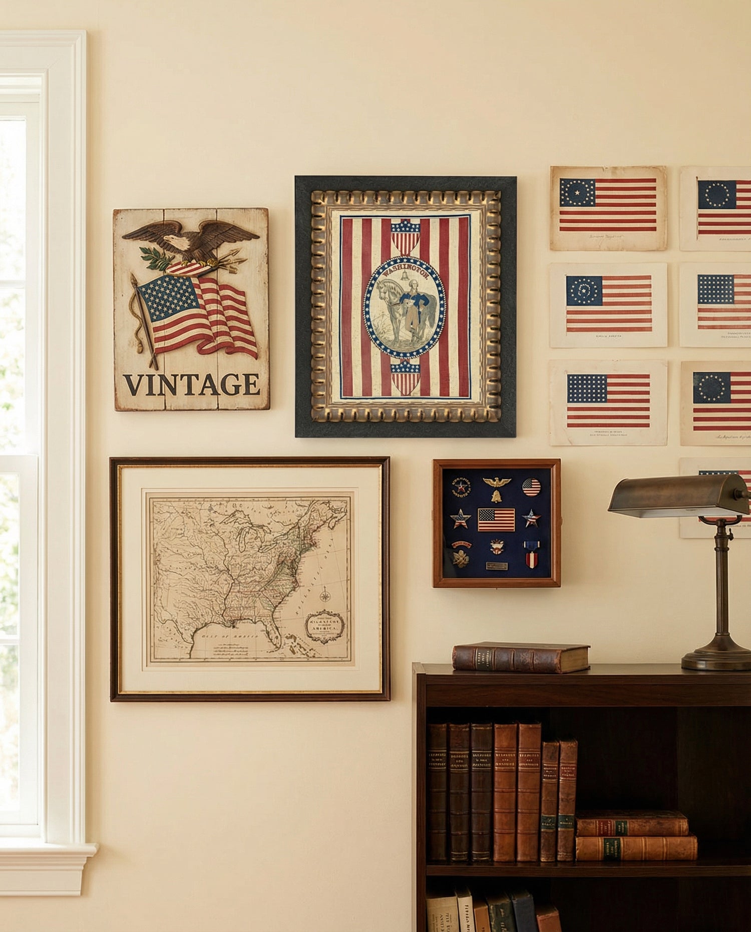 George Washington Banner Wall Art