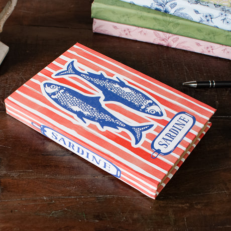 Sardine Stripe Notebook Journal