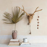 Teakwood Root Deer Head Wall Art