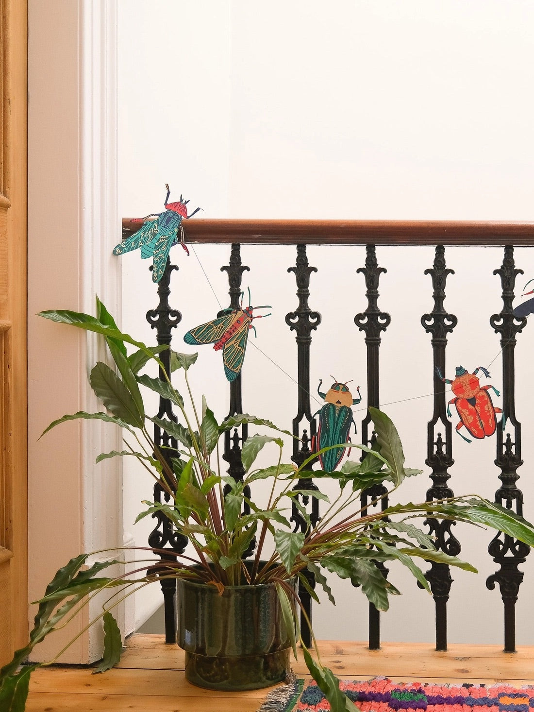 Hand-Sewn Insects Paper Garland | East End Press