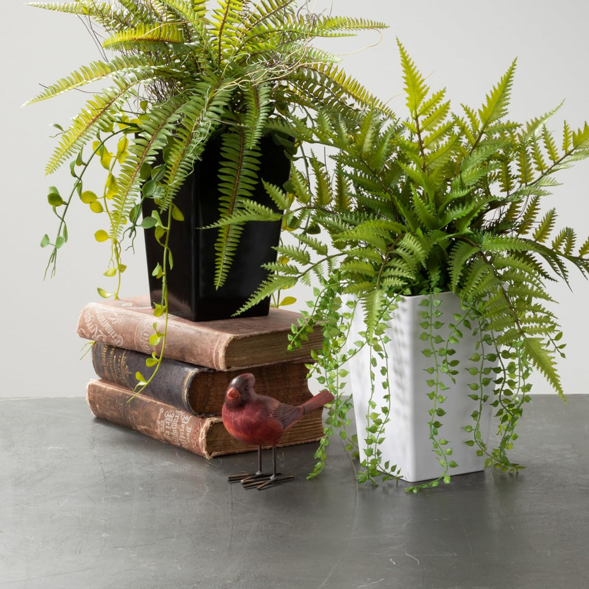 Red Cardinal Resin Bird Figurine