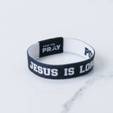 Jesus Is Lord Tap to Pray Wristband