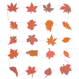 Autumn Leaves Sewn Paper Garland | East End Press