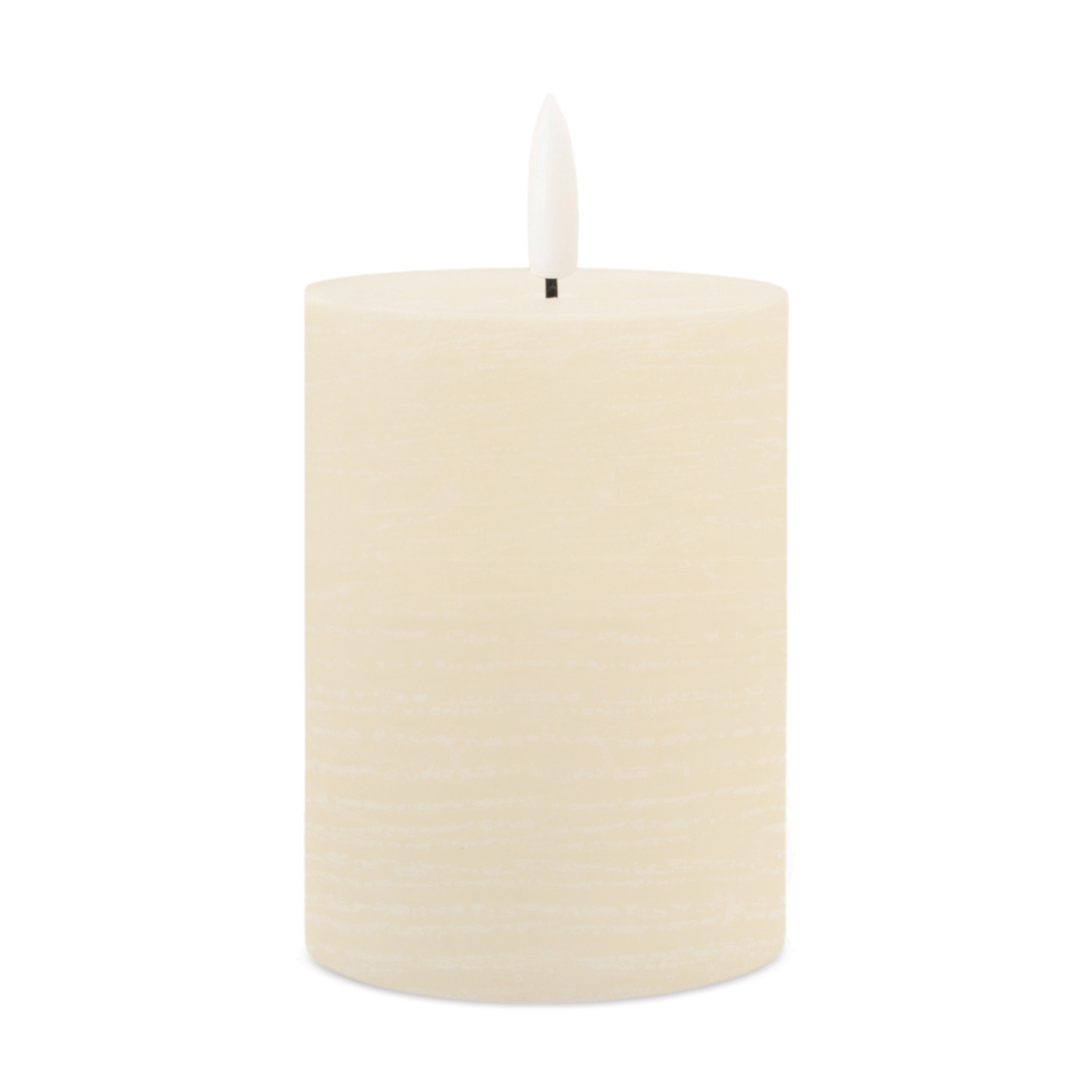Flameless Ivory Pillar Candles - Thumbnail 3