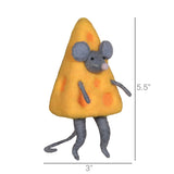 Felt Cheese Mouse Ornament