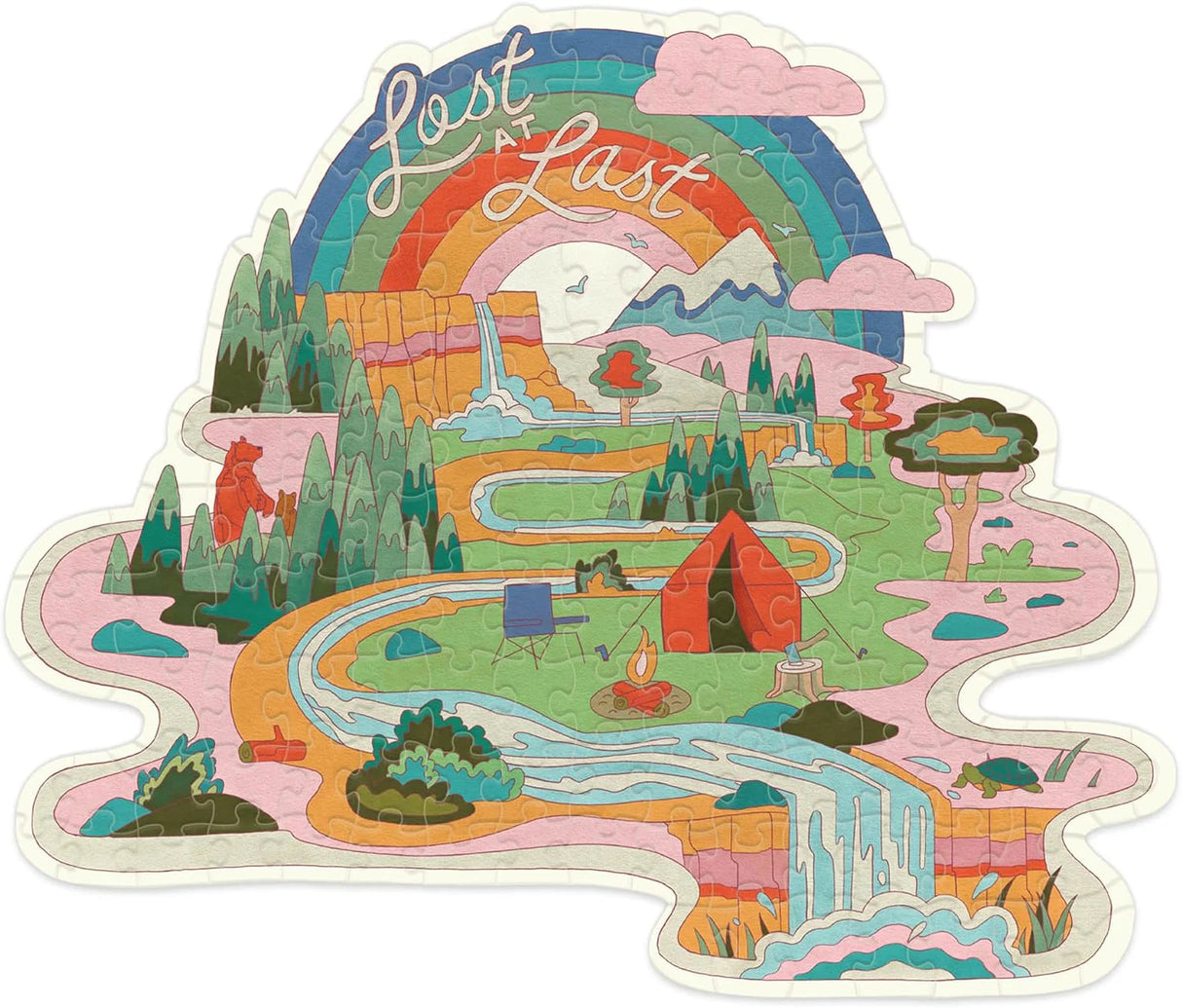 Lost at Light Mini Shaped Jigsaw Puzzle