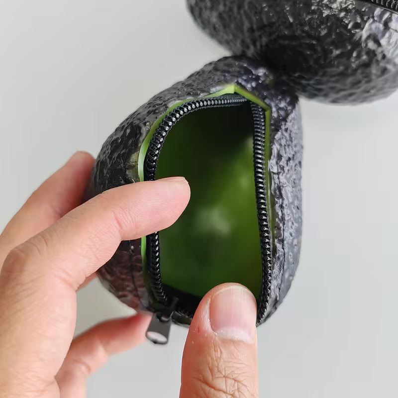 Avocado Zipper Coin Purse