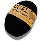 Lump of Coal Felted Soap Bar
