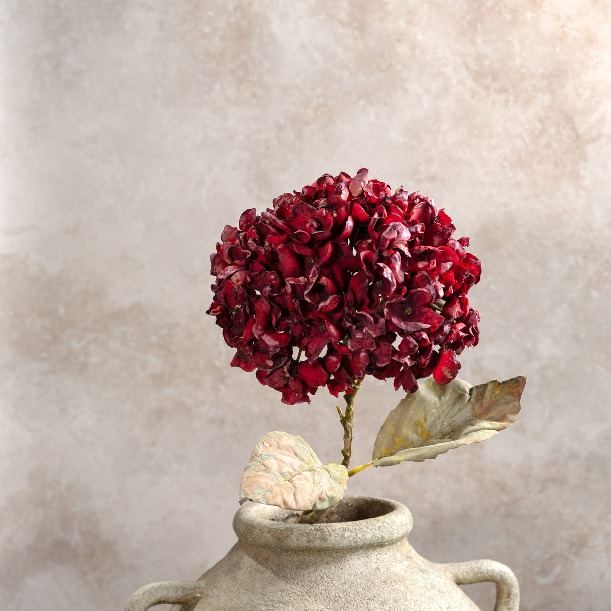 Autumn Burgundy Hydrangea Branch