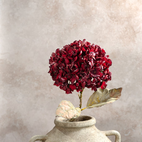 Autumn Burgundy Hydrangea Branch