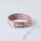 Prairie & Plaid Tap to Pray Wristband