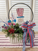 Patriotic Treats Metal Garden Stake