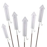 Patriotic Rocket Metal Garden Stake
