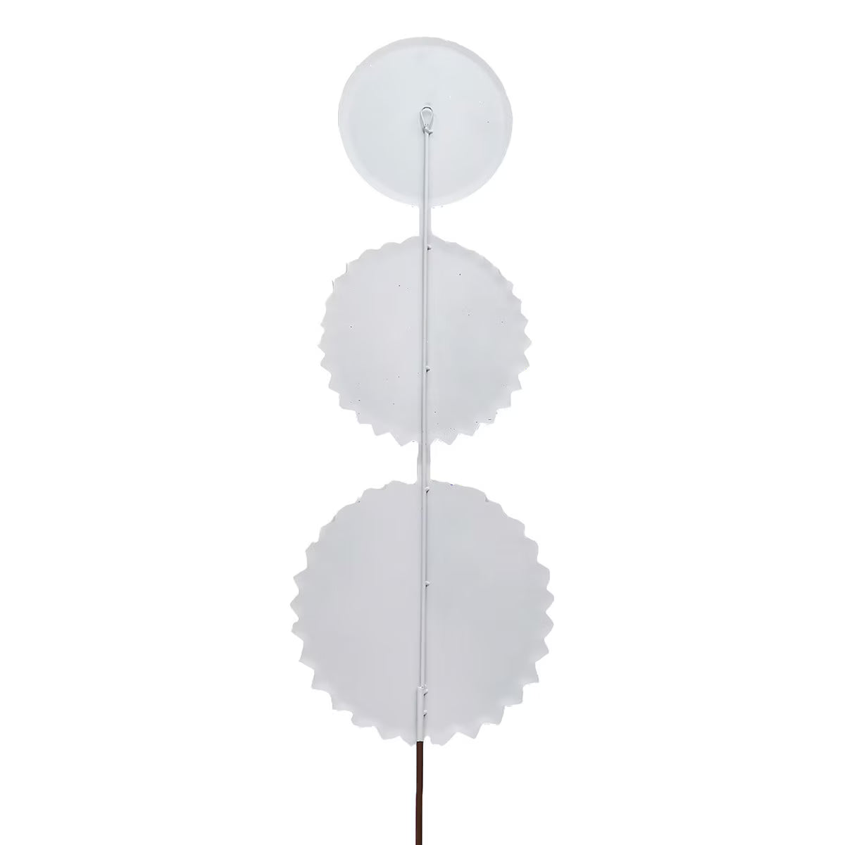 Patriotic Pinwheel Topiary Metal Garden Stake