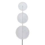 Patriotic Pinwheel Topiary Metal Garden Stake
