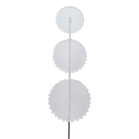 Patriotic Pinwheel Topiary Metal Garden Stake