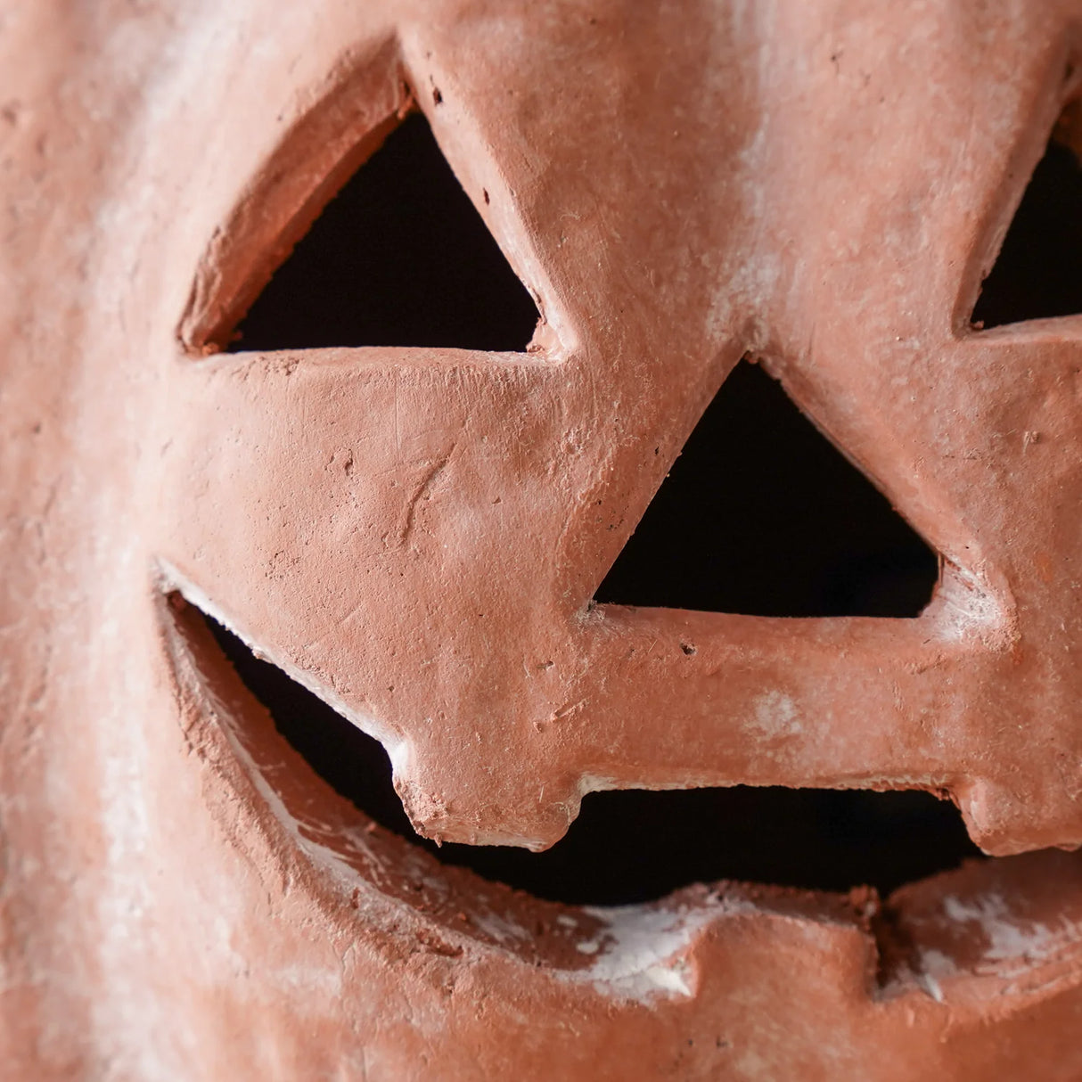 Orange Terracotta Jack-O-Lantern Pumpkins | 2 Sizes