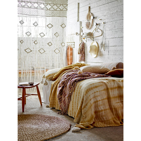 Boho White Macramé Cotton Curtain