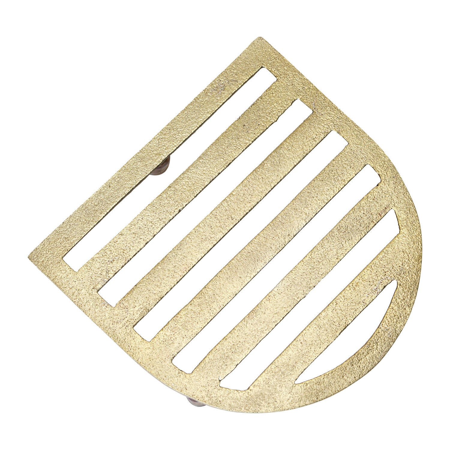 Gold Finish Cast Aluminum Arched Trivet