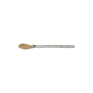 Brass Spoon with Hammered Aluminum Handle