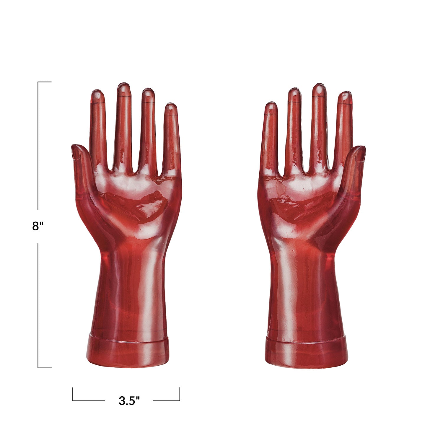 Creative Co-Op Jewelry Ring Resin Hand Molds - Thumbnail 3