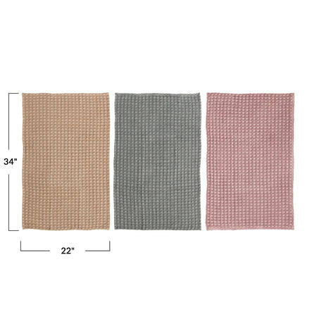 Oversized Stonewashed Waffle Weave Cotton Tea Towel