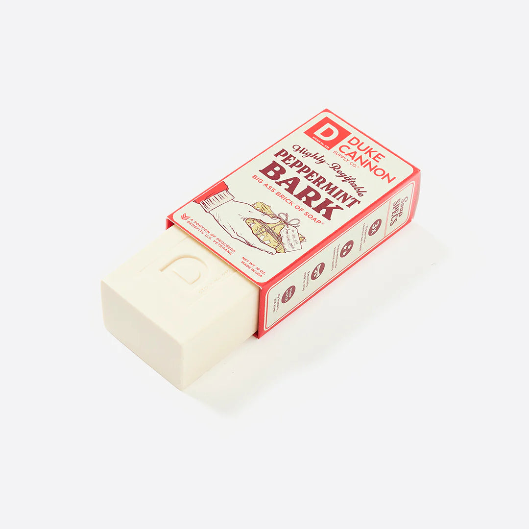 Highly Regiftable Peppermint Bark - Big Ass Brick of Soap | Duke Cannon