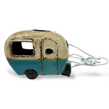 Blue Ceramic Camper Van Lamp