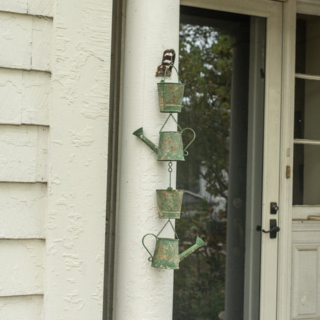 Hanging Watering Can Garden Chain
