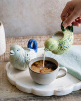 Ceramic Bird Creamer Holder