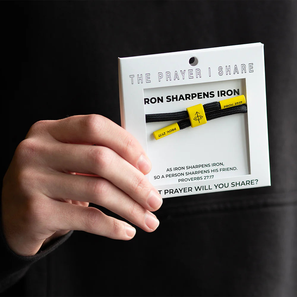 Iron Sharpens Iron Bracelet | Prayer Share