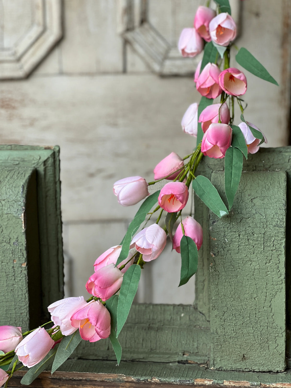 Pink Tulip Garland