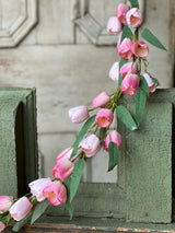 Pink Tulip Garland