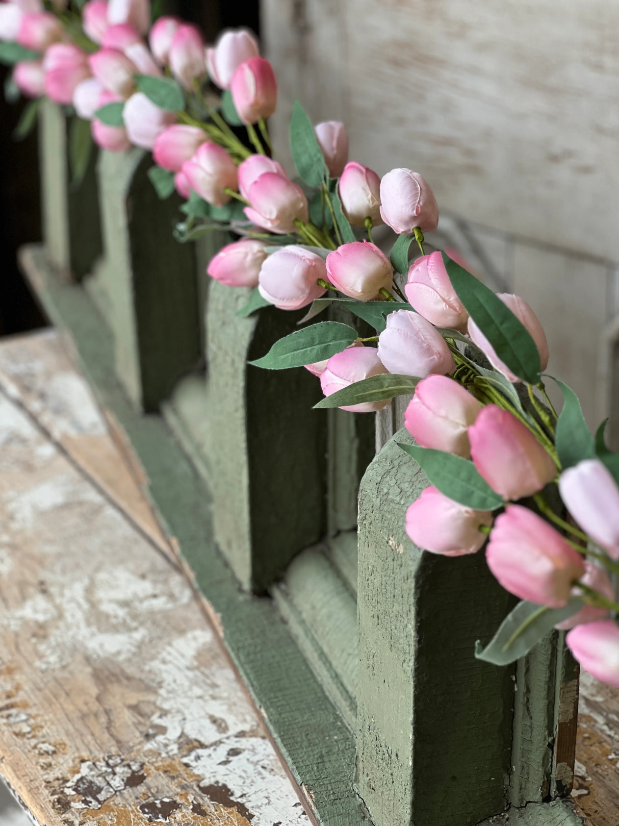 Pink Tulip Garland