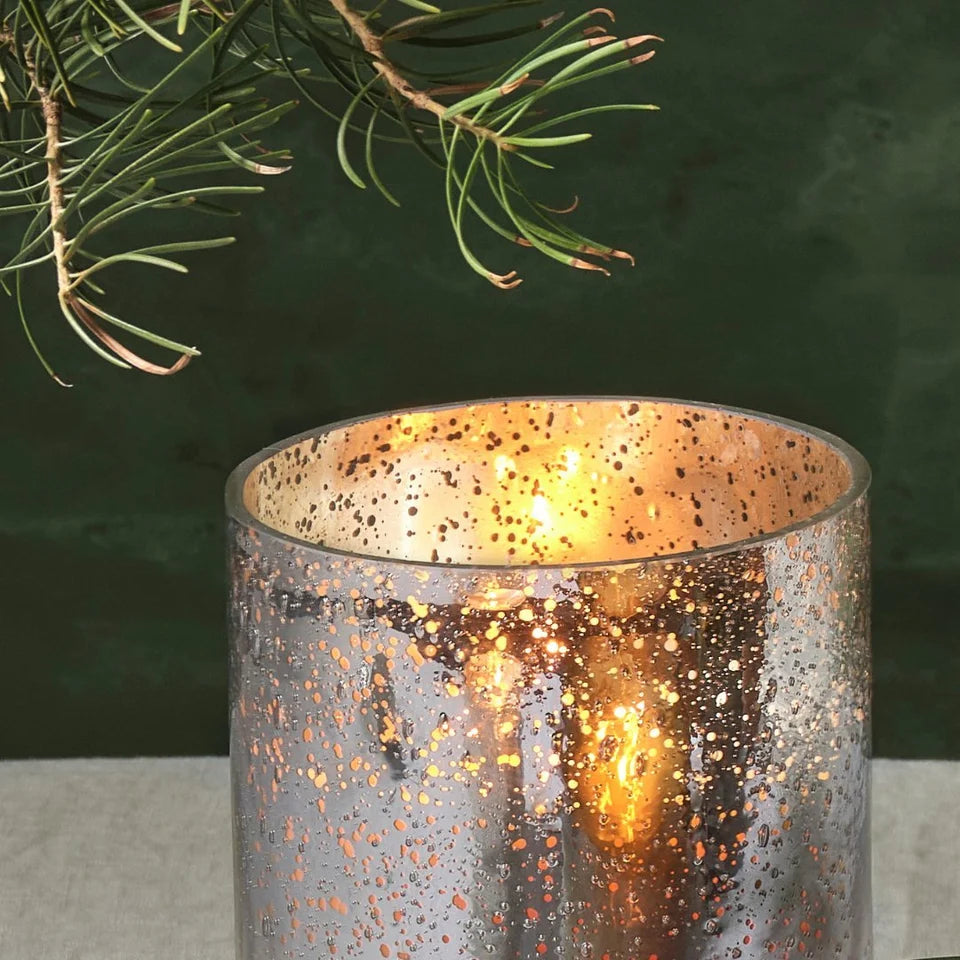 Balsam & Cedar Small Radiant Glass Candle | Illume