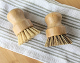 Bamboo Handle Mini Scrub Sisal Brush