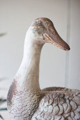 Faux Concrete Duck Statue