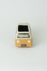 Yellow Ceramic VW Van Planter